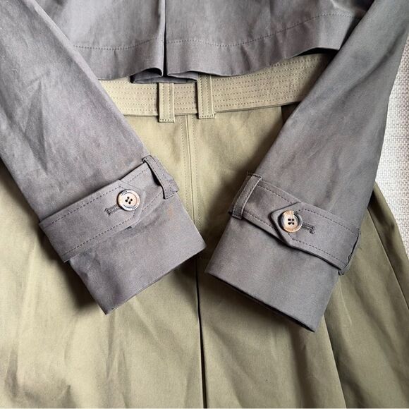 Ted Baker Edennn Colour Blocked Cotton Mac Size 2 NWT - Picture 10 of 16